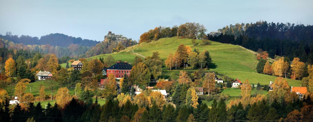 Wellness Hotel Zamecek Jetřichovice Eksteriør bilde